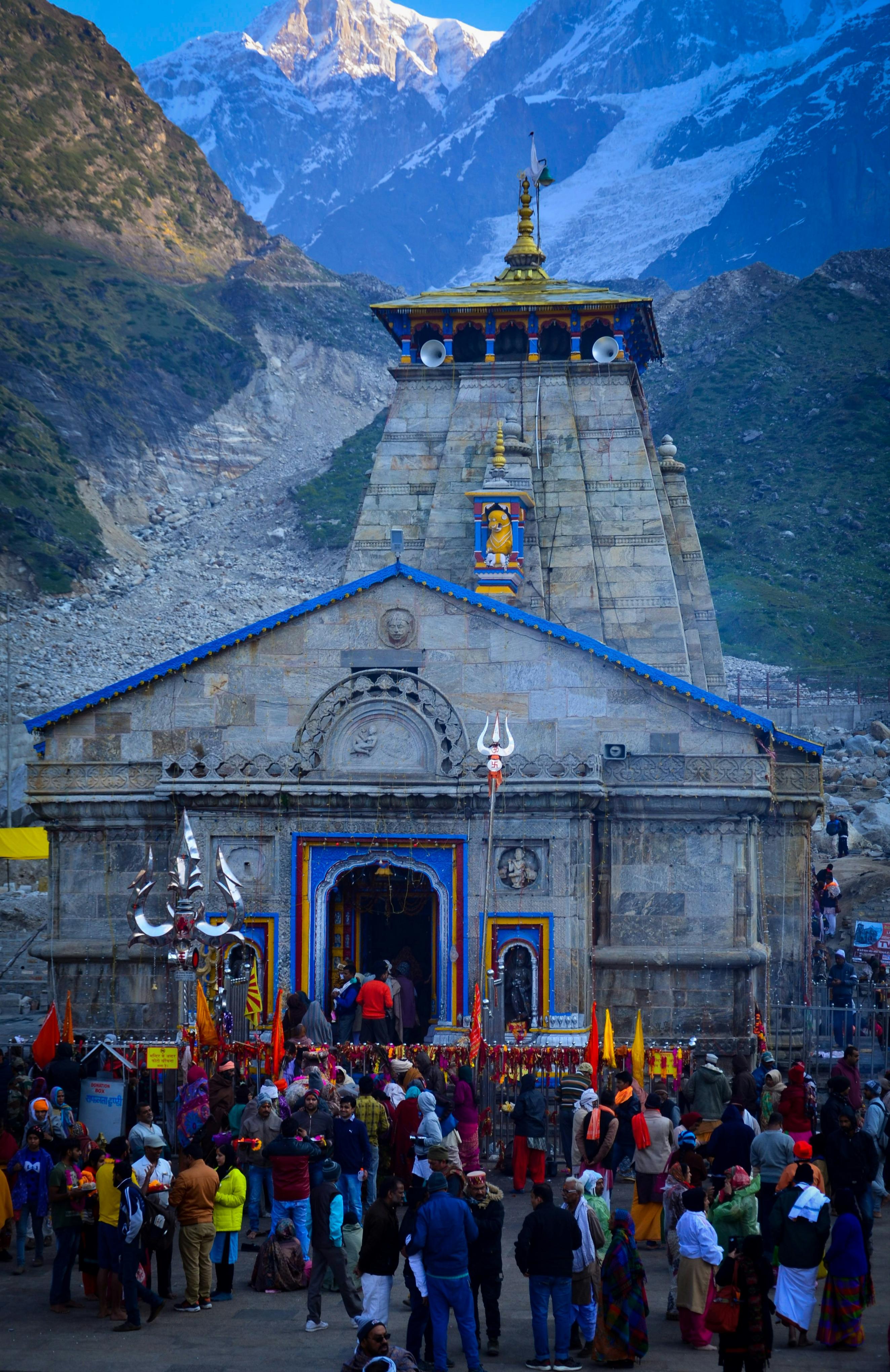 Kedarnath Darshan and Descent