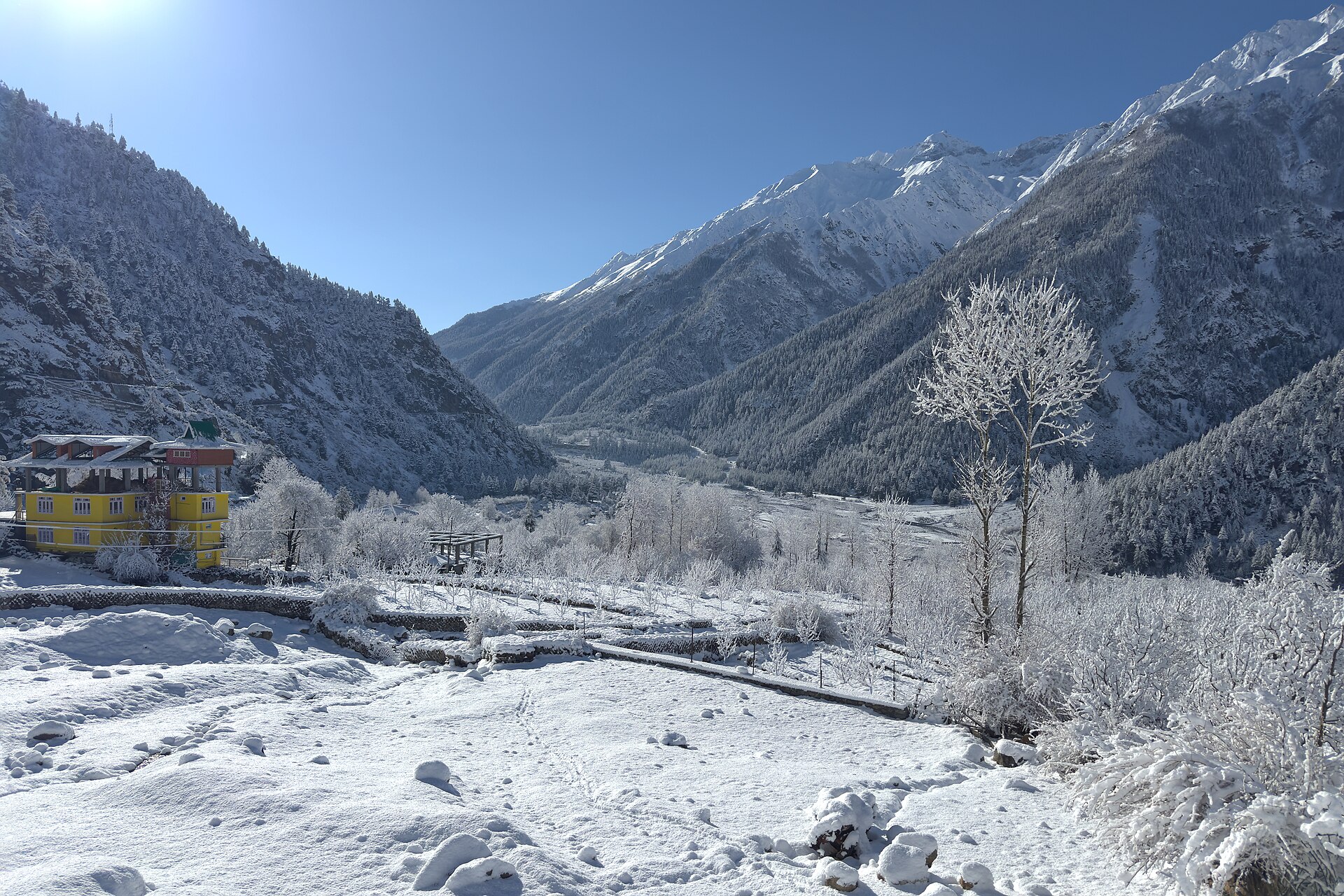 Sarahan Bhimakali Temple and Himalayan Valley View
